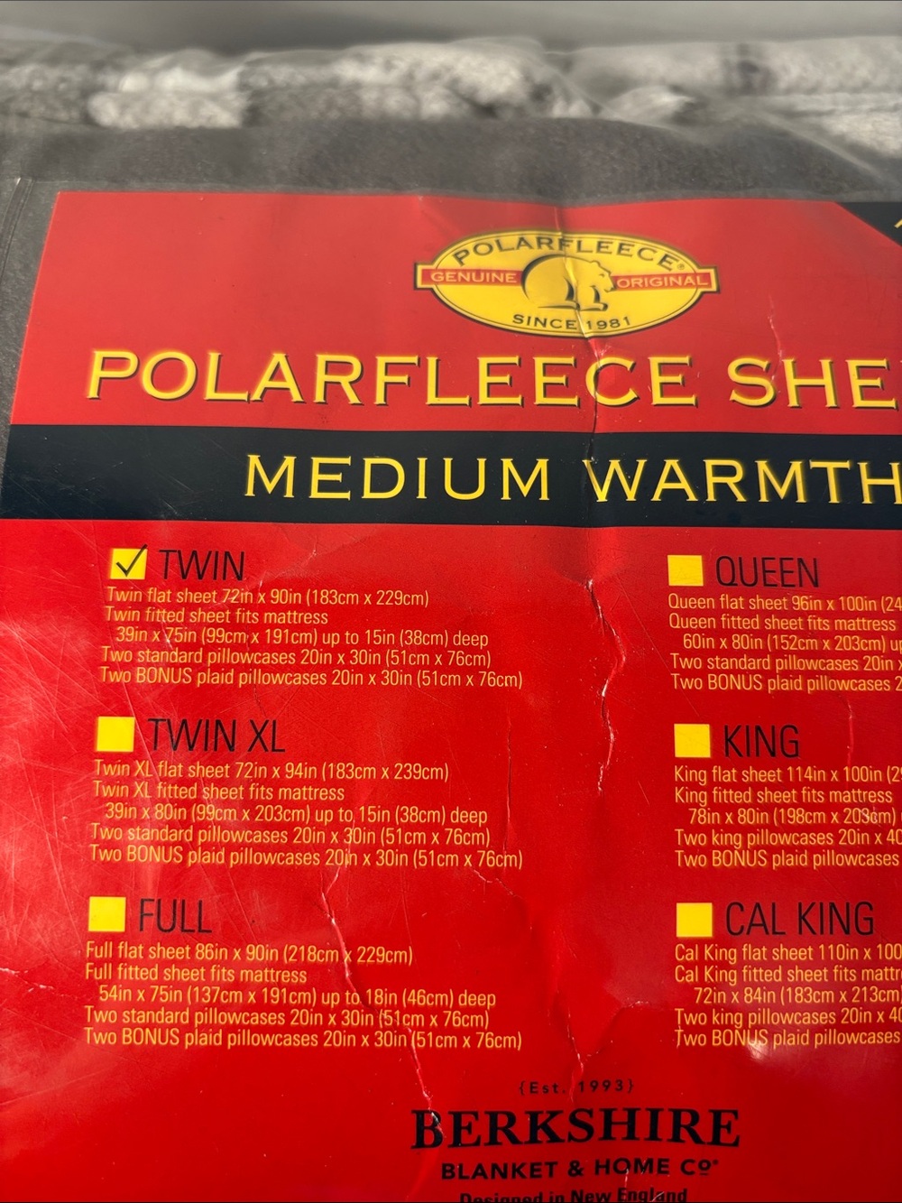 Berkshire PolarFleece Sheet Set in Gray - Picture 2 of 4